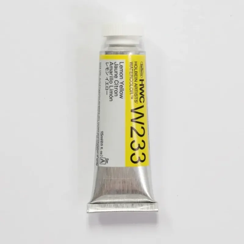 Pigment^Holbein Artists' Watercolor 15ml W233 Lemon Yellow A - Little Painter Art | Exploring the Endless Possibilities of Art