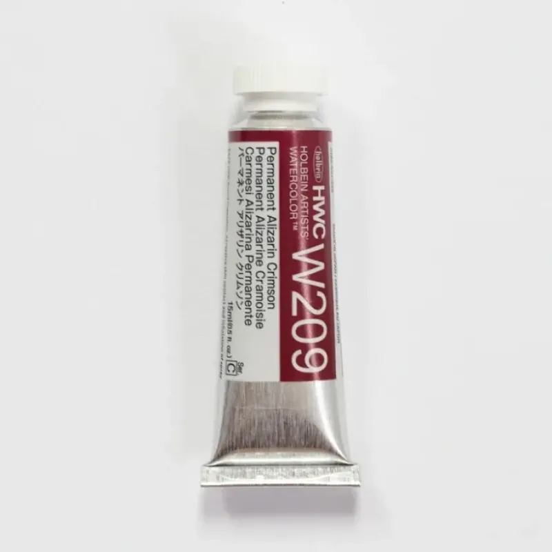 Pigment^Holbein Artists' Watercolor 15ml W211 Carmine A - Little Painter Art | Exploring the Endless Possibilities of Art