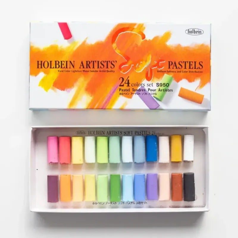 Shop All^Holbein Soft Pastels set 24 - Little Painter Art | Exploring the Endless Possibilities of Art