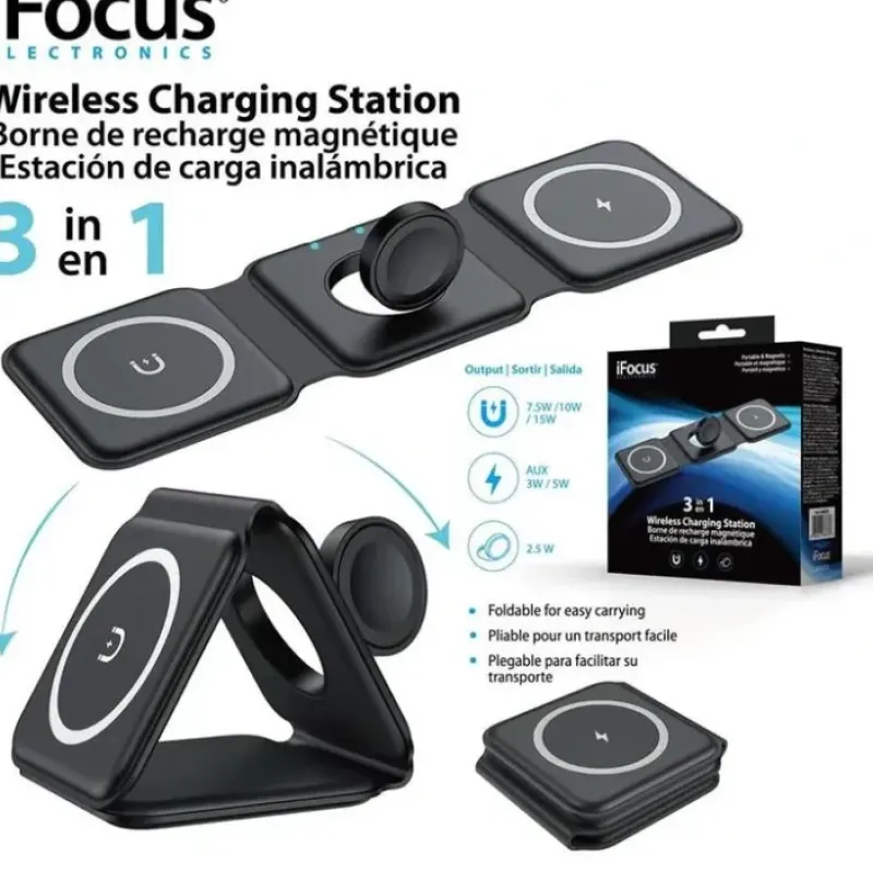 Hot^iFocus 3in1 Wireless Charging Station - Little Painter Art | Exploring the Endless Possibilities of Art