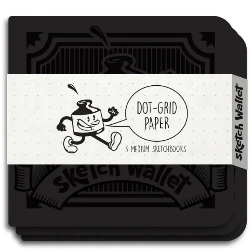 Brush^Inky's Medium Dotgrid Paper Sketchbooks 3pk - Little Painter Art | Exploring the Endless Possibilities of Art