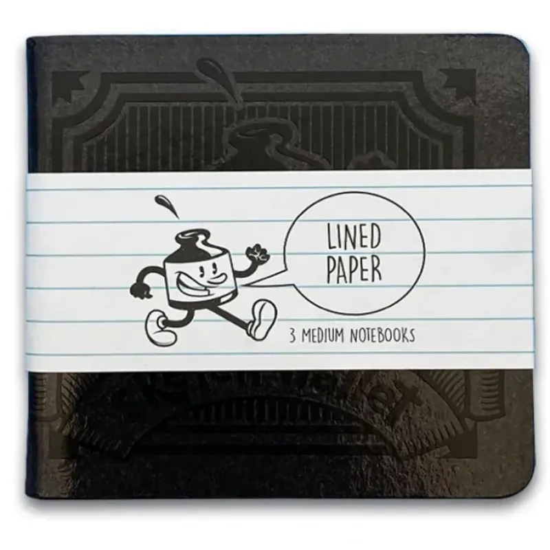 Brush^Inky's Medium Lined Paper Sketchbooks 3pk - Little Painter Art | Exploring the Endless Possibilities of Art