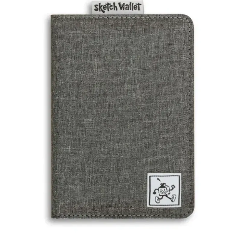 Canvas^Inky's Original Canvas Sketch Wallet - Grey - Little Painter Art | Exploring the Endless Possibilities of Art