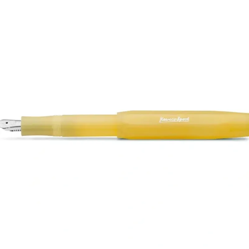 Hot^Kaweco Classic Sport Fountain Pen, Frosted Sweet Banana, Medium Nib - Little Painter Art | Exploring the Endless Possibilities of Art