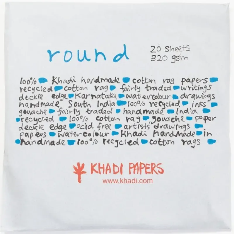 Shop All^Khadi White rag paper 320gr 20 sheets 30cm - Little Painter Art | Exploring the Endless Possibilities of Art