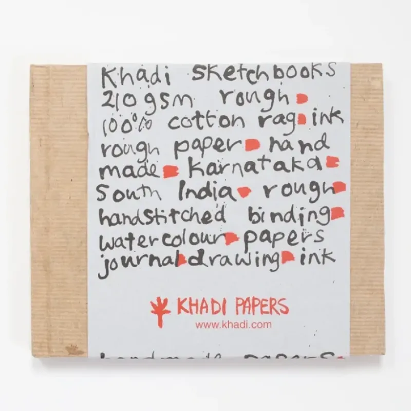 Shop All^Khadi White rag paper Hardback book 32 210gr 32 pages 21x25cm rough - Little Painter Art | Exploring the Endless Possibilities of Art