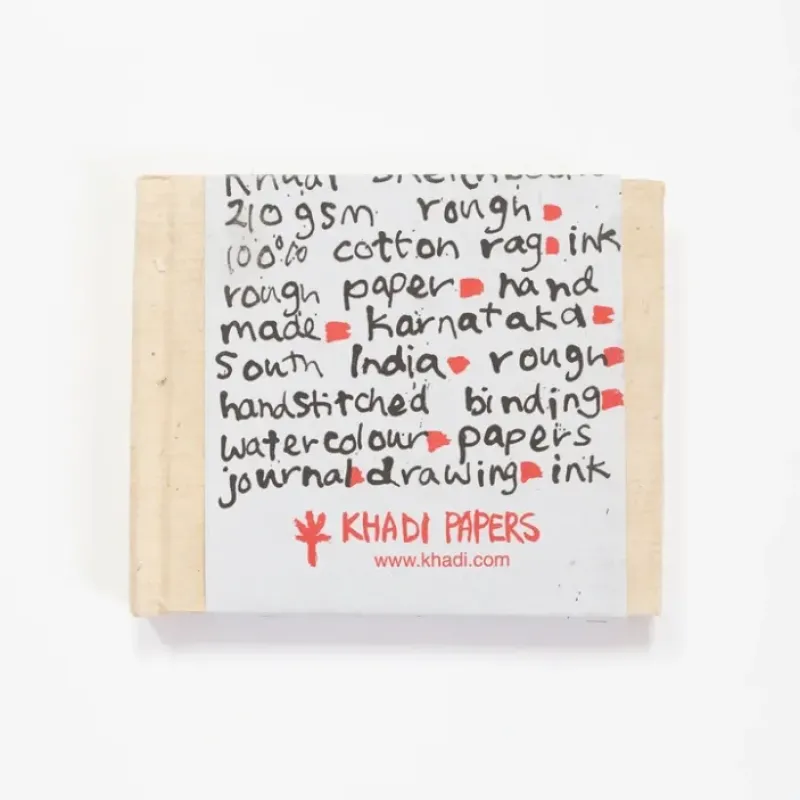 Shop All^Khadi White rag paper Hardback book 32 210gr 32 pages 13x16cm rough - Little Painter Art | Exploring the Endless Possibilities of Art