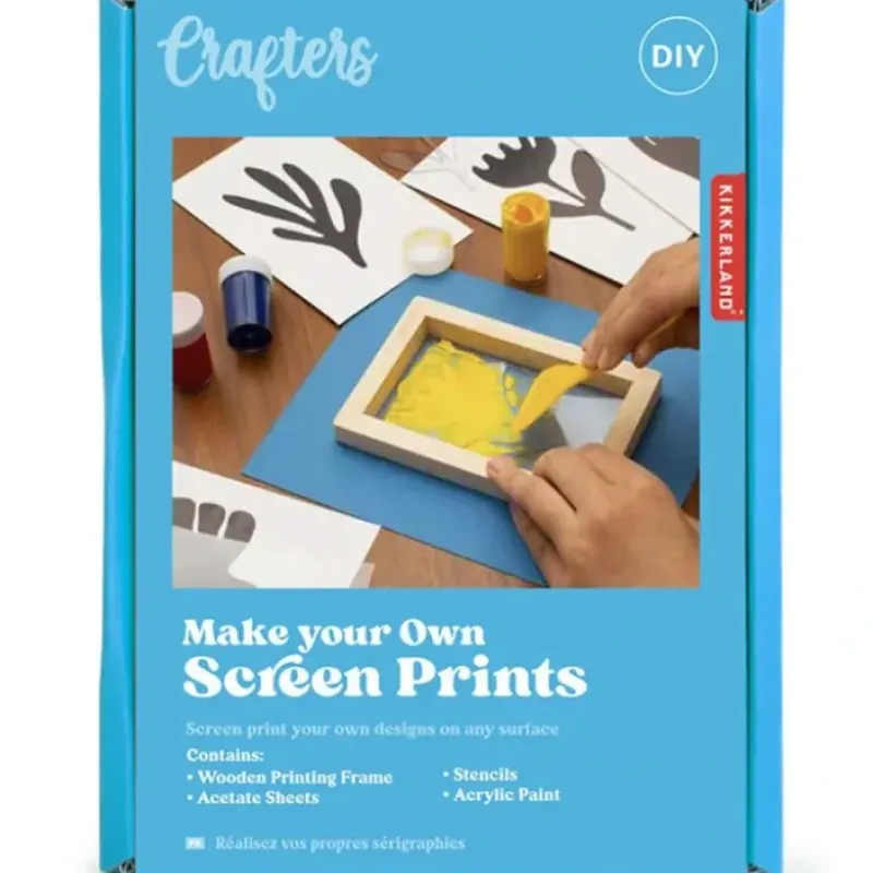 Shop All^Kikkerland Crafters DIY Screen Prints - Little Painter Art | Exploring the Endless Possibilities of Art