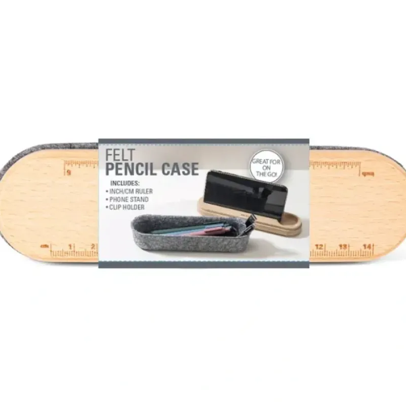 Shop All^Kikkerland Felt Pencil Case & Phone Stand - Little Painter Art | Exploring the Endless Possibilities of Art