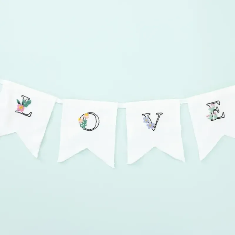Shop All^Kit Make Your Own Embroidered Bunting - Violet Studios - Little Painter Art | Exploring the Endless Possibilities of Art