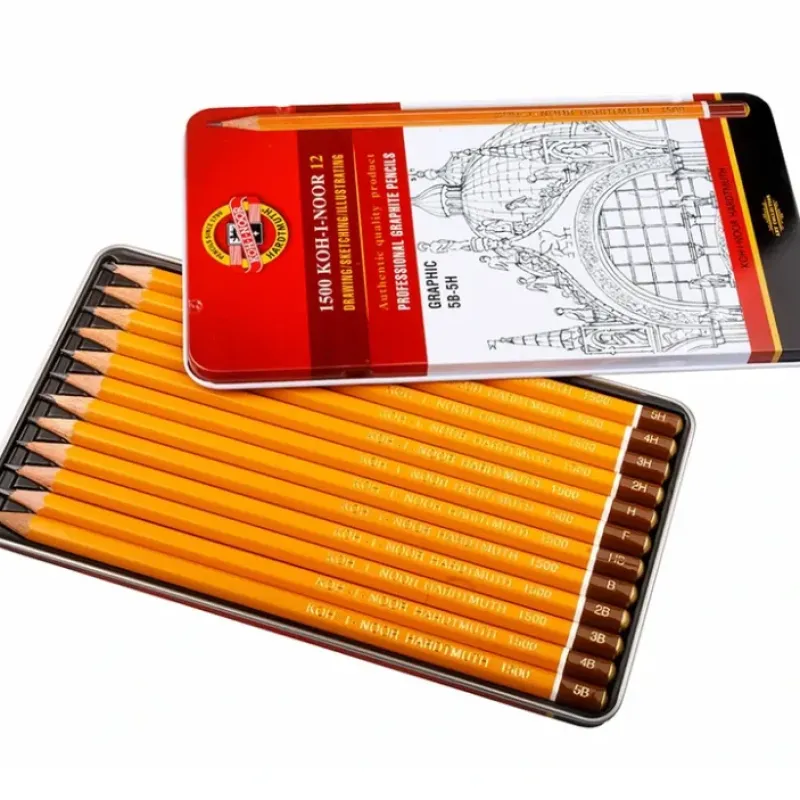 Shop All^Koh-I-Noor Professional Graphite Pencils Tin of 12 5B-5H GRAPHIC - Little Painter Art | Exploring the Endless Possibilities of Art