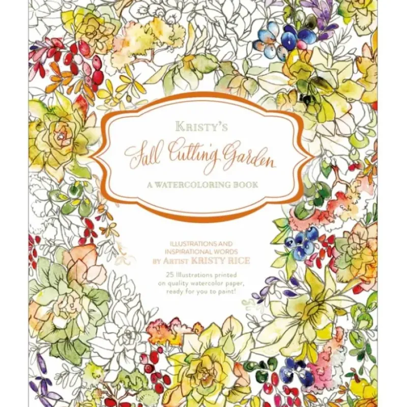 Brush^Kristy's Fall Cutting Garden : A Watercoloring Book by Kristy Rice - Little Painter Art | Exploring the Endless Possibilities of Art