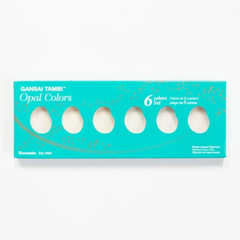 Shop All^Kuretake Gansai Tambi set 6 Opal Colors - Little Painter Art | Exploring the Endless Possibilities of Art
