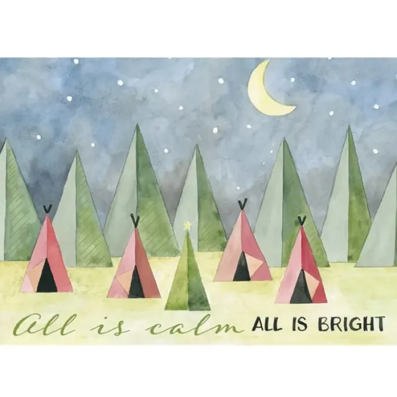 Hot^Leanin' Tree Holiday Boxed Cards 10pk All is Calm - Little Painter Art | Exploring the Endless Possibilities of Art