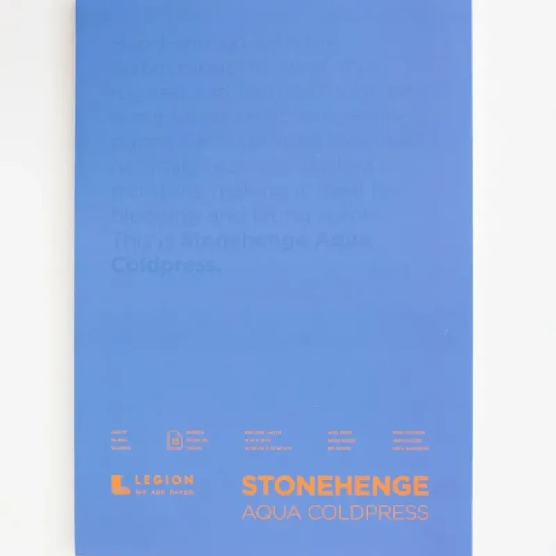Shop All^Legion Stonehenge Aqua Coldpress 35x50cm 300gms - Little Painter Art | Exploring the Endless Possibilities of Art