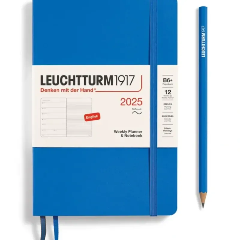 Shop All^Leuchtturm1917 2025 Agenda - Weekly, B6+ Paperback, Sky Blue - Little Painter Art | Exploring the Endless Possibilities of Art