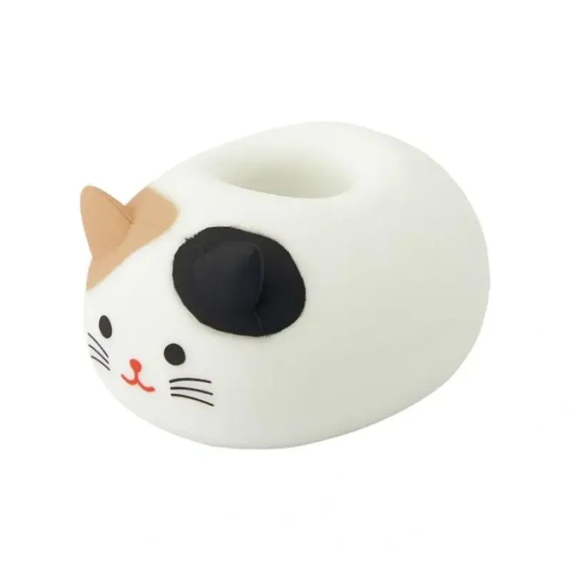 Brush^Lihit Lab Punilabo Pen Stand - Calico Cat - Little Painter Art | Exploring the Endless Possibilities of Art