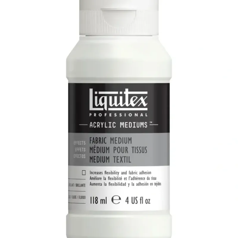 Brush^Liquitex Acrylic Mediums - Fabric Medium 118ml - Little Painter Art | Exploring the Endless Possibilities of Art