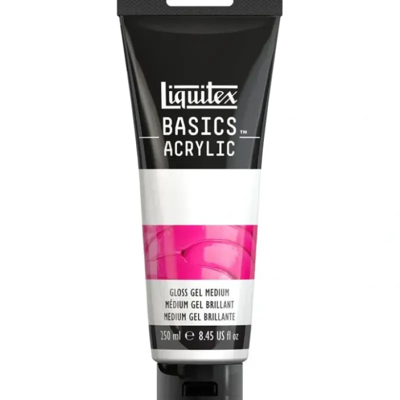 Pigment^Liquitex Basics Gloss Gel Medium 250ml - Little Painter Art | Exploring the Endless Possibilities of Art