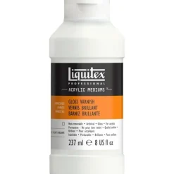 Brush^Liquitex Professional Gloss Varnish 8oz - Little Painter Art | Exploring the Endless Possibilities of Art