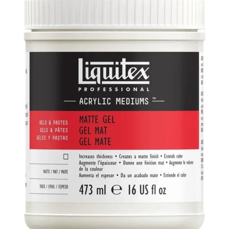 Pigment^Liquitex Professional Matte Gel Medium 16oz - Little Painter Art | Exploring the Endless Possibilities of Art