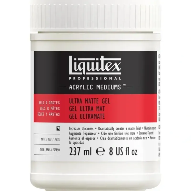 Pigment^Liquitex Professional Ultra Matte Gel Medium 8oz - Little Painter Art | Exploring the Endless Possibilities of Art