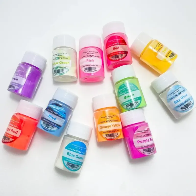 Pigment^Luca Glow-in-the-Dark Colour Pigments for Resin - Little Painter Art | Exploring the Endless Possibilities of Art