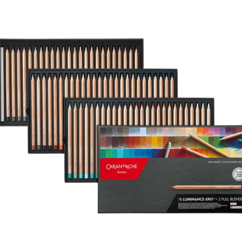 Pigment^LUMINANCE 6901 - Set of 76 Colours + 2 Blenders - Little Painter Art | Exploring the Endless Possibilities of Art