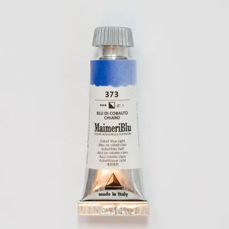 Pigment^Maimeri Blu 12ml 373 Cobalt Blue Light - Little Painter Art | Exploring the Endless Possibilities of Art