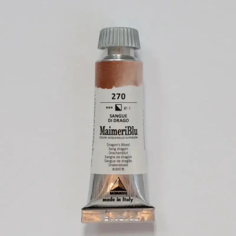 Pigment^Maimeri Blu 12ml 270 Dragon's Blood - Little Painter Art | Exploring the Endless Possibilities of Art