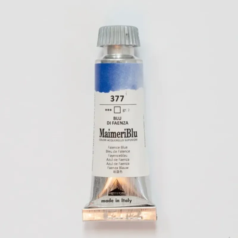Pigment^Maimeri Blu 12ml 377 Faience Blue - Little Painter Art | Exploring the Endless Possibilities of Art