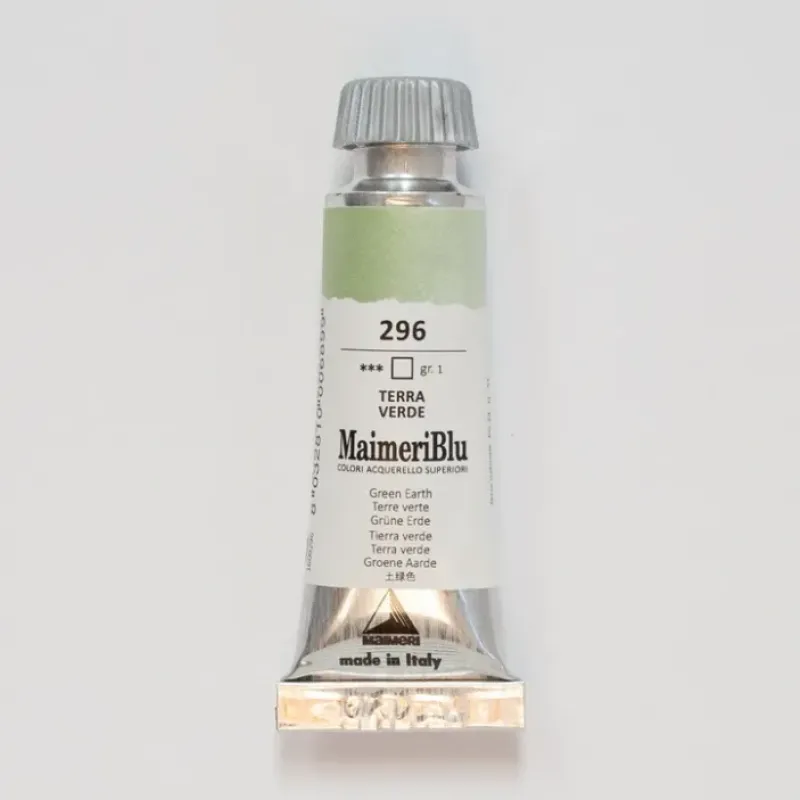 Pigment^Maimeri Blu 12ml 296 Green Earth - Little Painter Art | Exploring the Endless Possibilities of Art