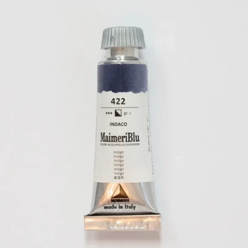 Pigment^Maimeri Blu 12ml 422 Indigo - Little Painter Art | Exploring the Endless Possibilities of Art