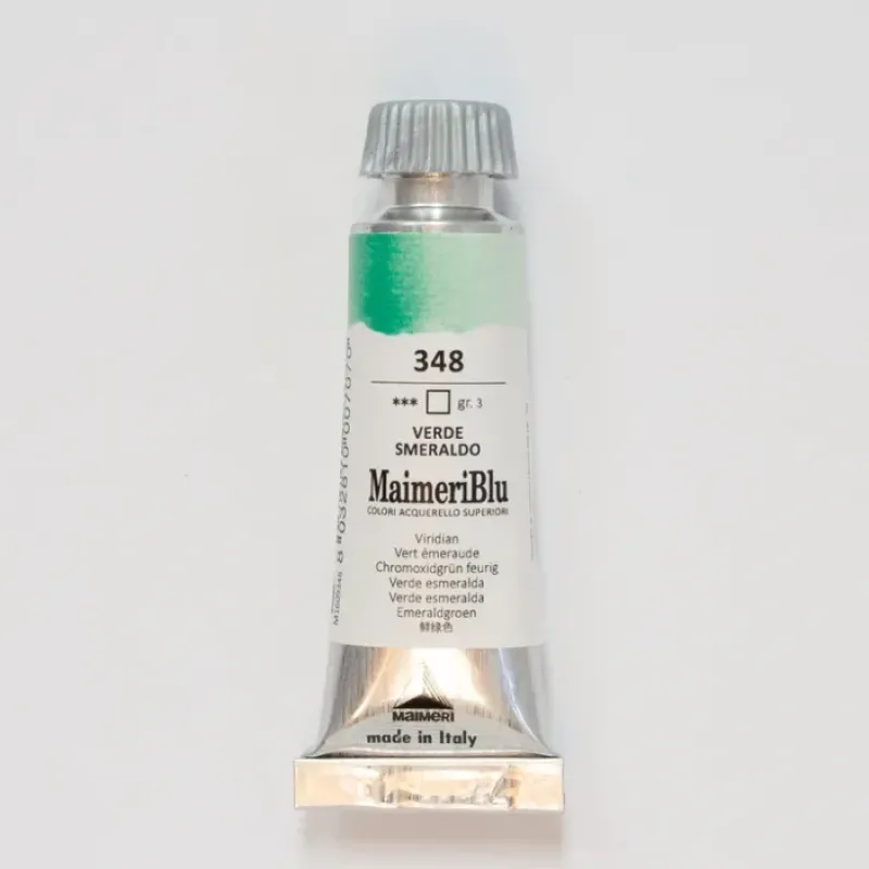 Pigment^Maimeri Blu 12ml 348 Viridian - Little Painter Art | Exploring the Endless Possibilities of Art
