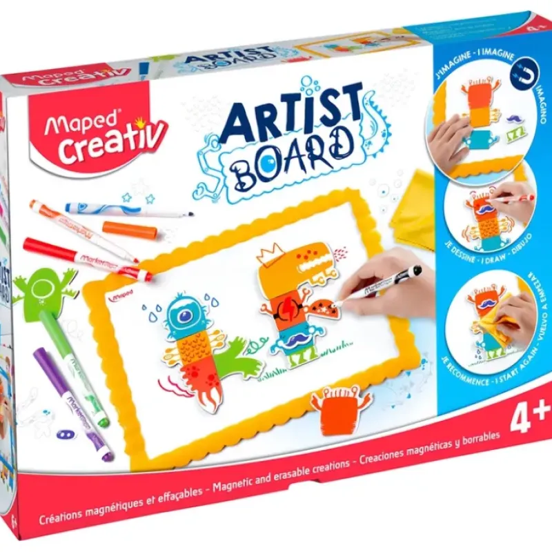 Shop All^Maped Creativ Artist Board - Magnetic Dry Erase Board - Monster Theme - Little Painter Art | Exploring the Endless Possibilities of Art
