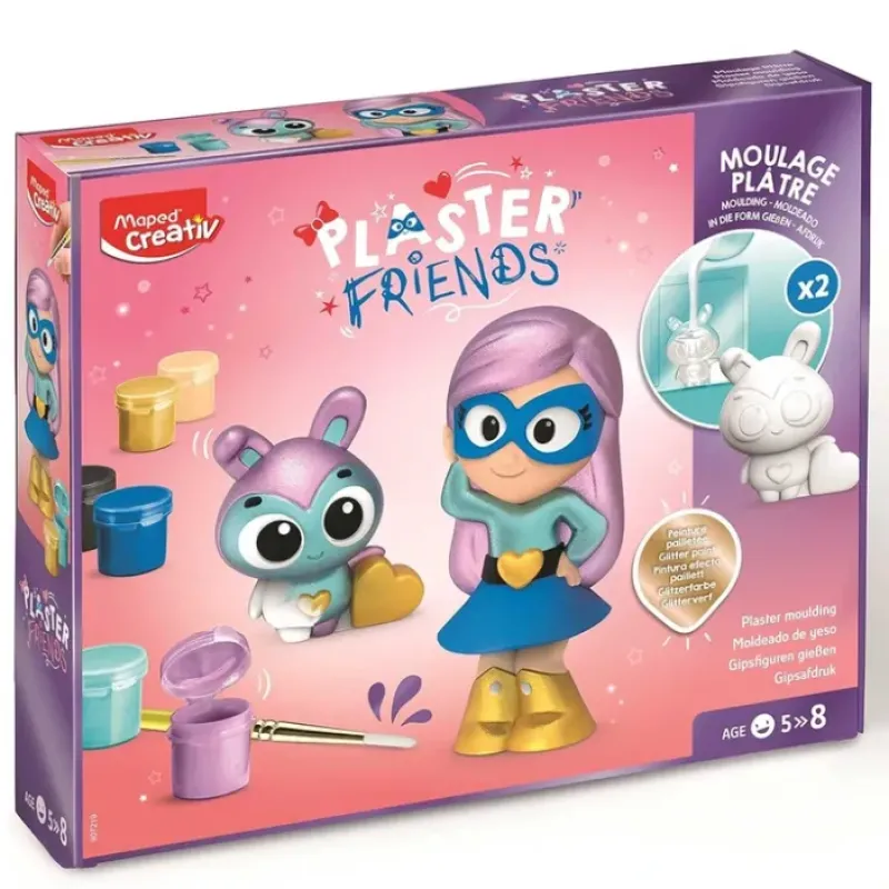 Brush^Maped Creativ Plaster Friends - Plaster Characters for Painting - Super Girl - Little Painter Art | Exploring the Endless Possibilities of Art