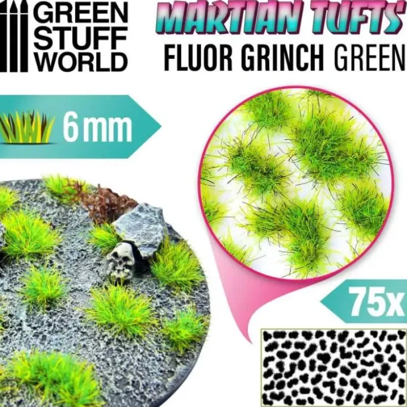 Shop All^Martian Fluor Tufts - FLUOR GRINCH GREEN - Little Painter Art | Exploring the Endless Possibilities of Art