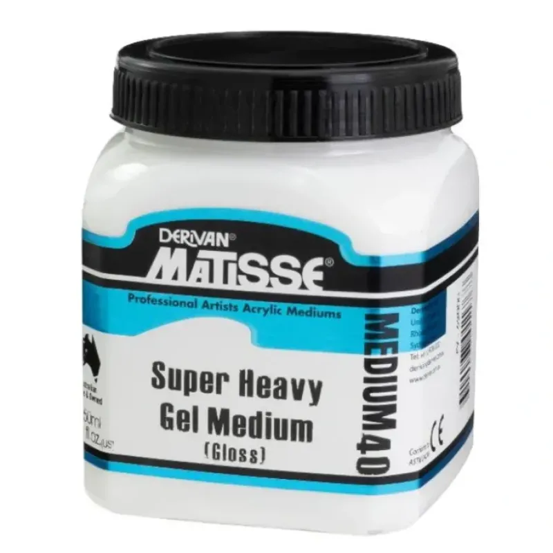 Brush^Matisse Acrylic Medium MM40 Super Heavy Gel Medium (Gloss Medium) - Little Painter Art | Exploring the Endless Possibilities of Art