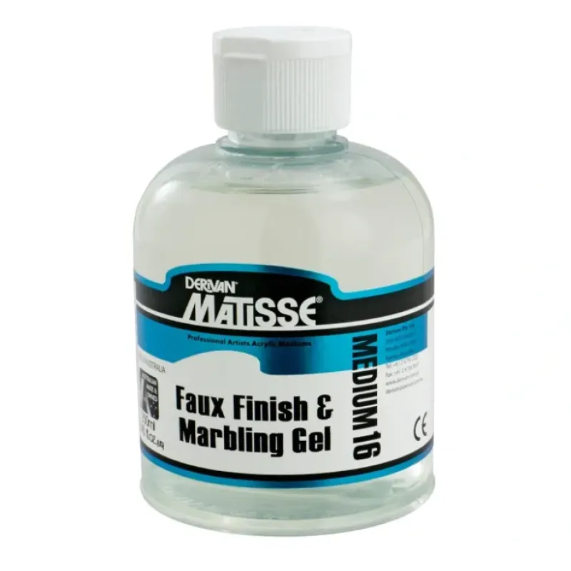 Brush^Matisse Acrylic Medium MM16 Faux Finish & Marbling Gel - Little Painter Art | Exploring the Endless Possibilities of Art