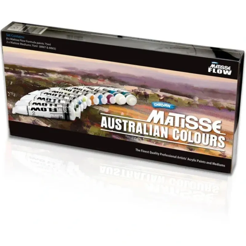 Shop All^Matisse Flow Australian Set 10x75ml - Little Painter Art | Exploring the Endless Possibilities of Art
