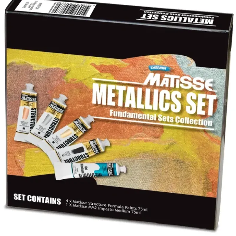 Brush^Matisse Structure Metallics Set 5x75ml - Little Painter Art | Exploring the Endless Possibilities of Art